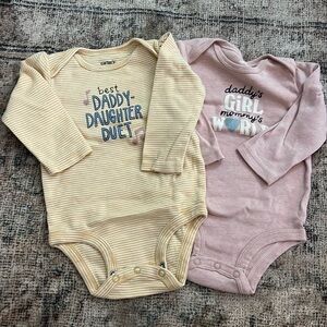 Carter's Longsleeve Onesie Bundle